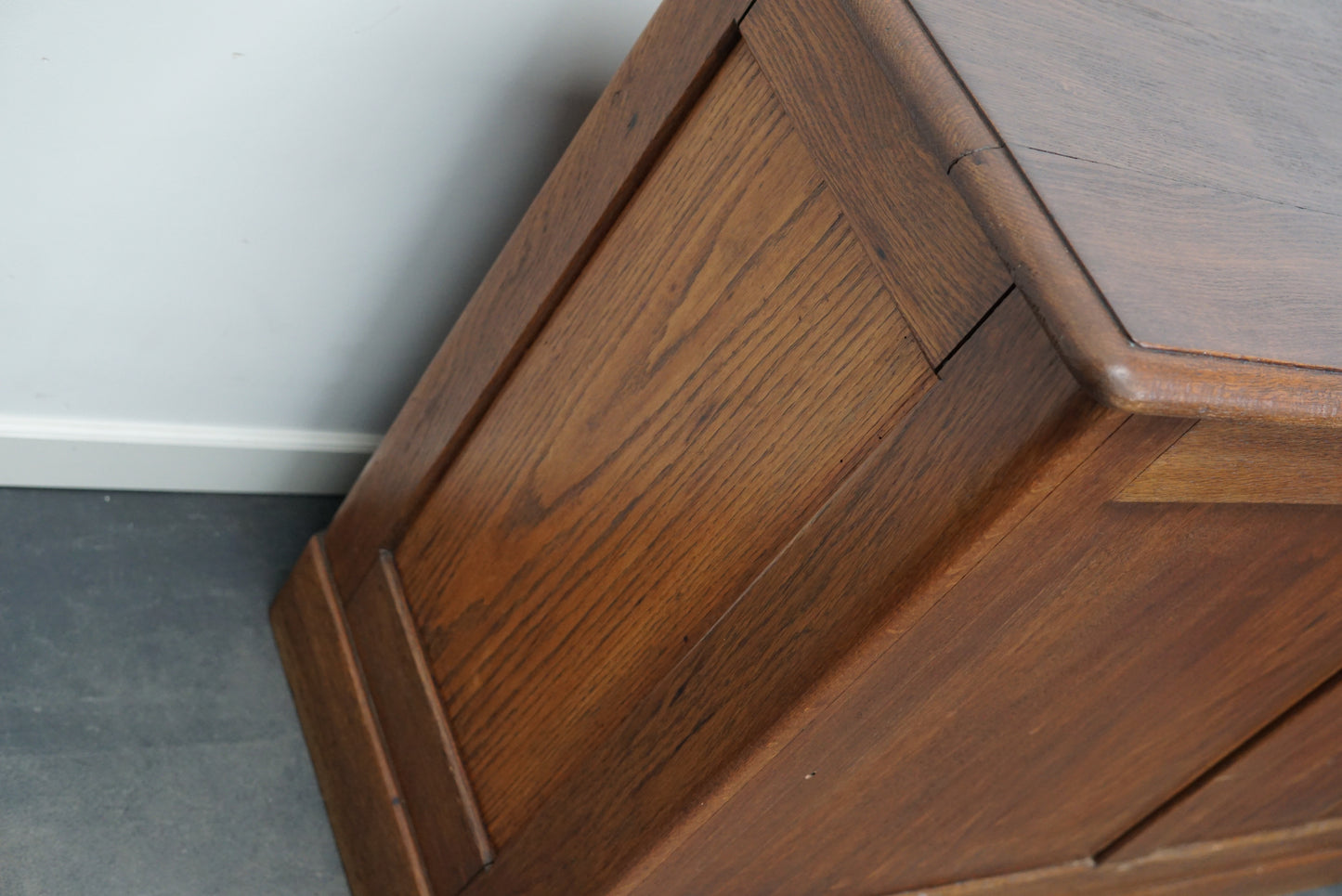 Vintage German Oak Shop Counter / Sideboard, 1930s