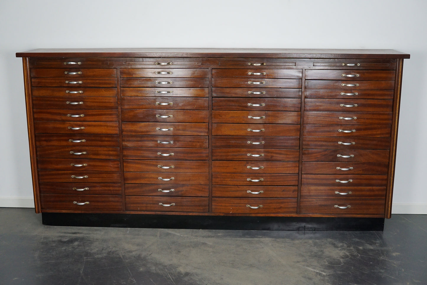 Vintage Large Dutch Mahogany Jewelers / Watchmakers Cabinet, circa 1930