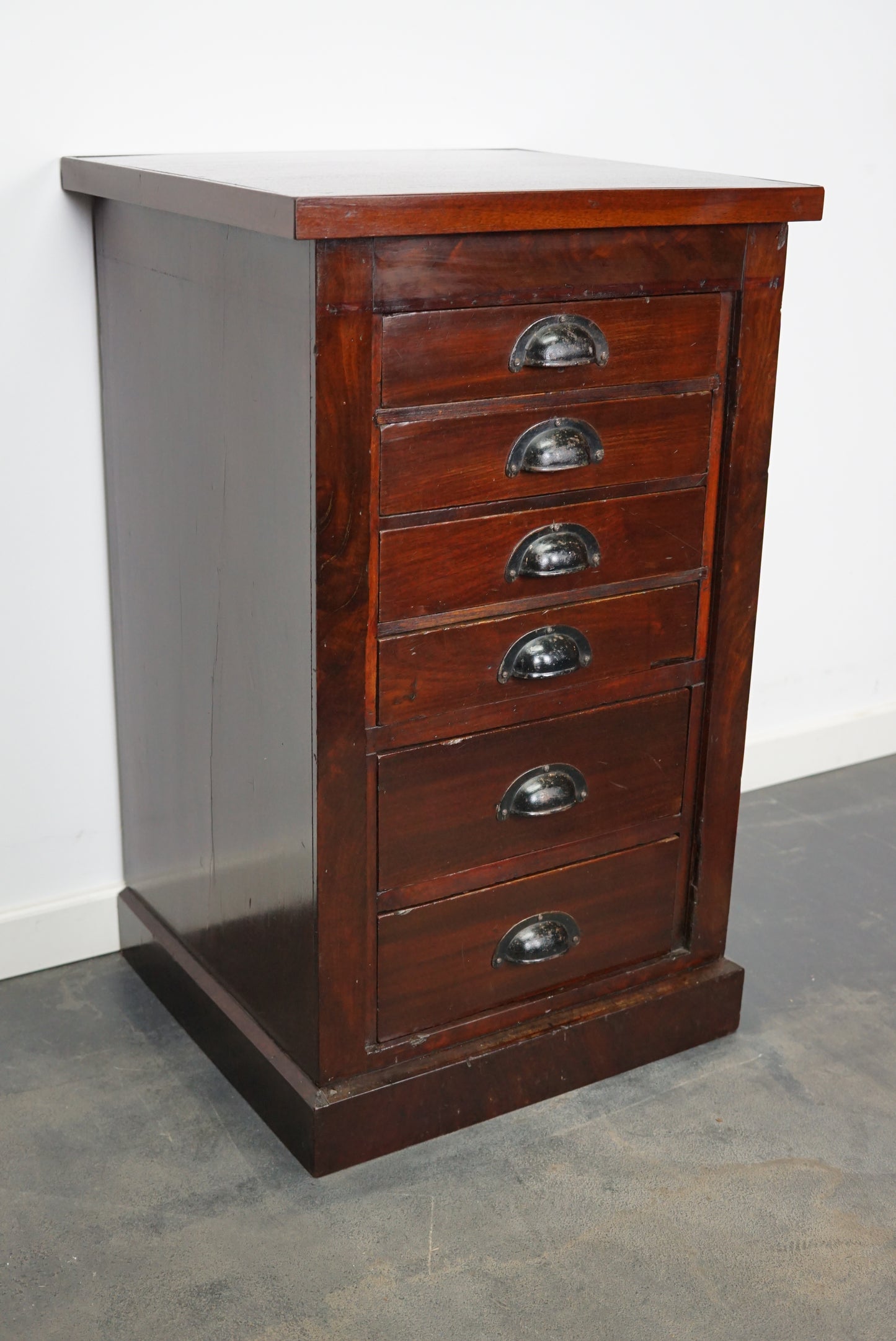 Dutch Mahogany Apothecary Cabinet, 1930s