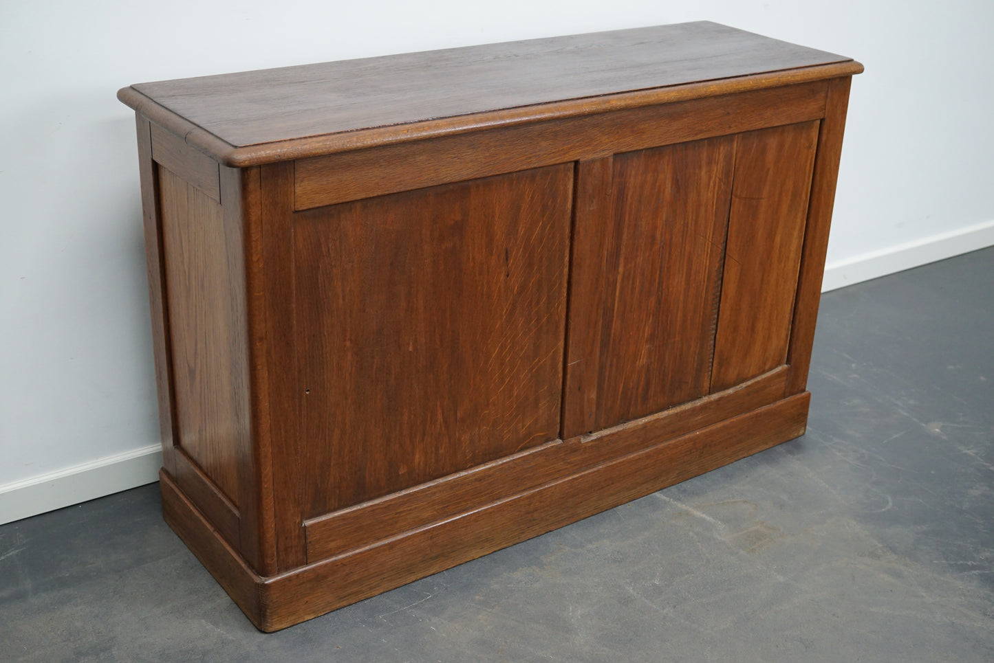 Vintage German Oak Shop Counter / Sideboard, 1930s