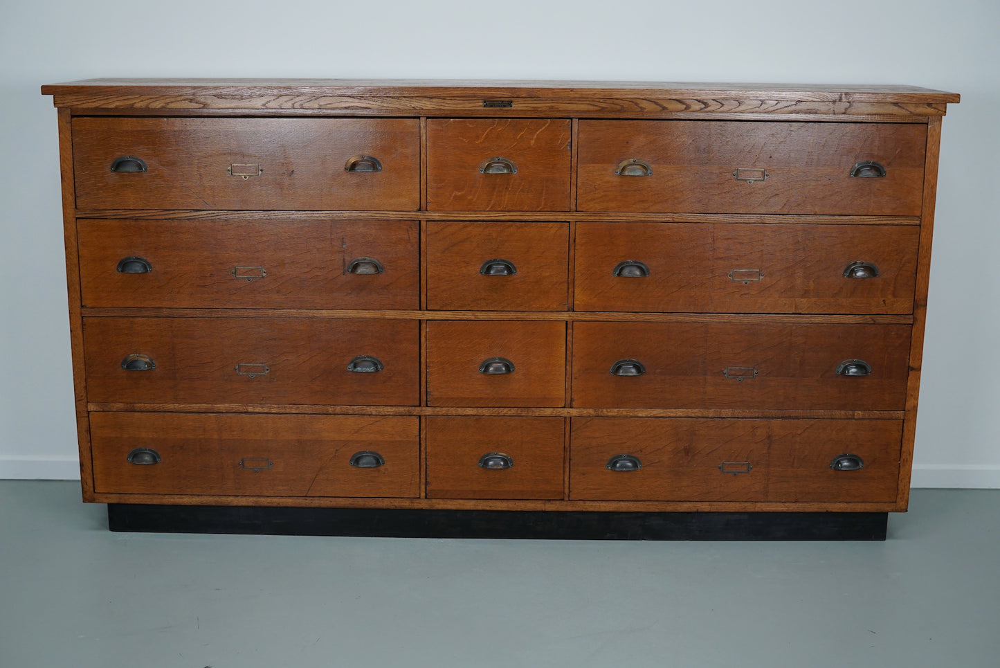 Large Dutch Oak Apothecary Cabinet / Shop Cabinet / Sideboard, 1930s