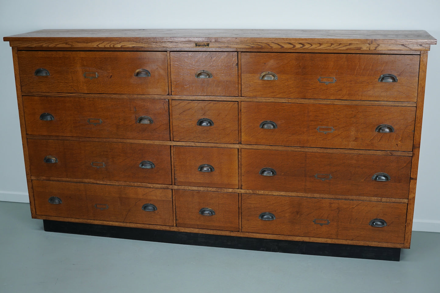 Large Dutch Oak Apothecary Cabinet / Shop Cabinet / Sideboard, 1930s